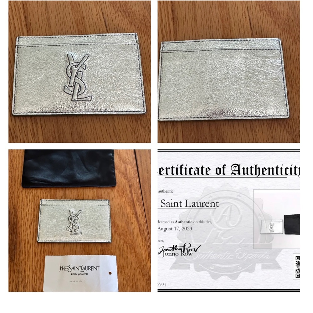 YSL card holder Like New